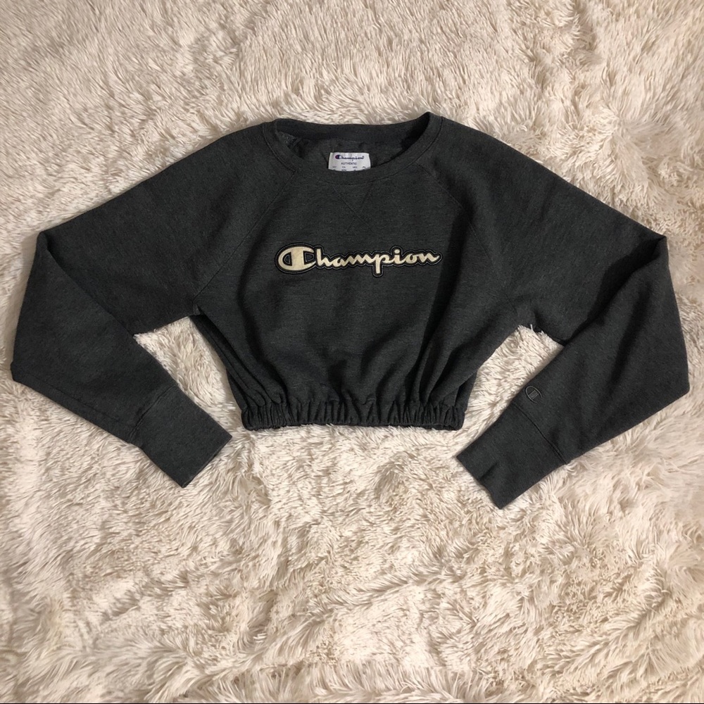 Champion crop sweater